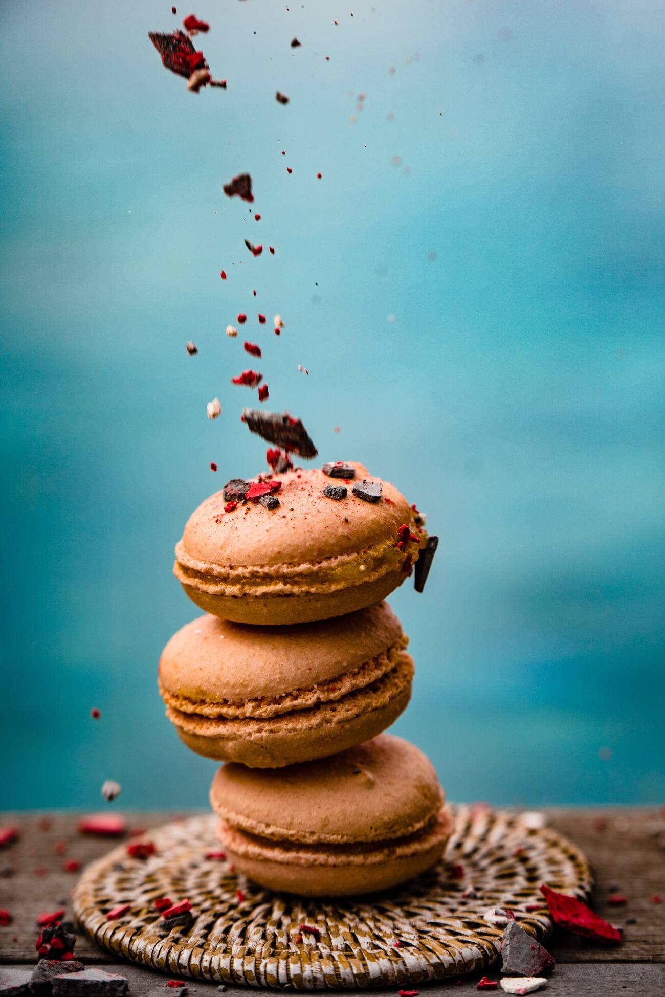 Stacked macarons
